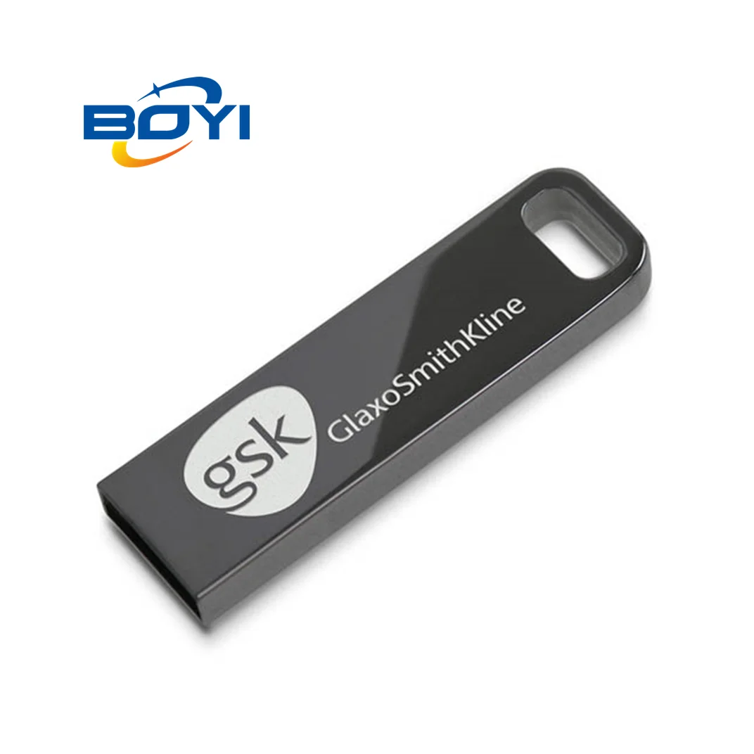 
Boyi usb 2.0 and 3.0 interface promotional gift customized laser engraving logo 8GB metal usb flash drive 