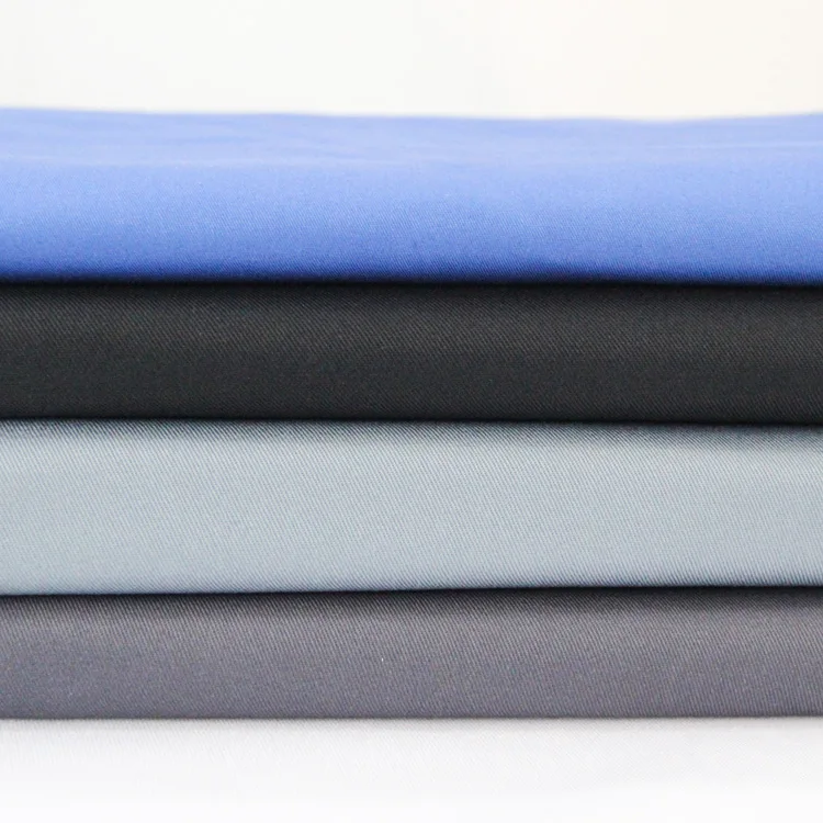 Высококачественная плетеная ткань Lyocell из саржевого переплетения рубашка углеродного волокна 100% хлопчатобумажная для промышленных работников
