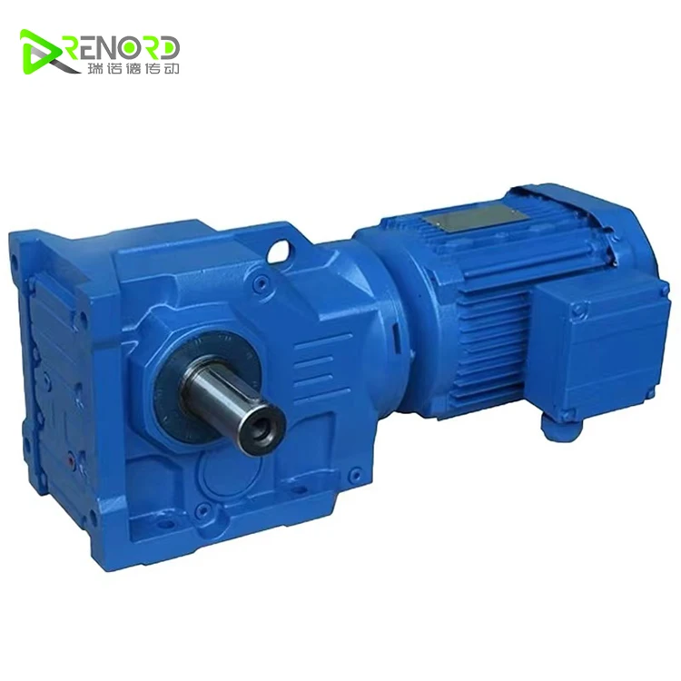 High Torque F Series Helical Geared Motor Power Transmission Speed Reducer