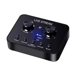 Chinese/English Version Voice Changer Voice Changer Mobile Computer Compatible with External Electronic Audio Live Sound Card