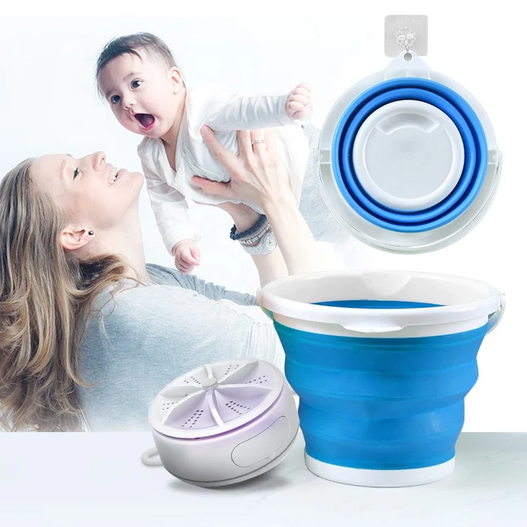 Hot sale home hotel school mini laundry ultrasonic semi auto home folding washing machine