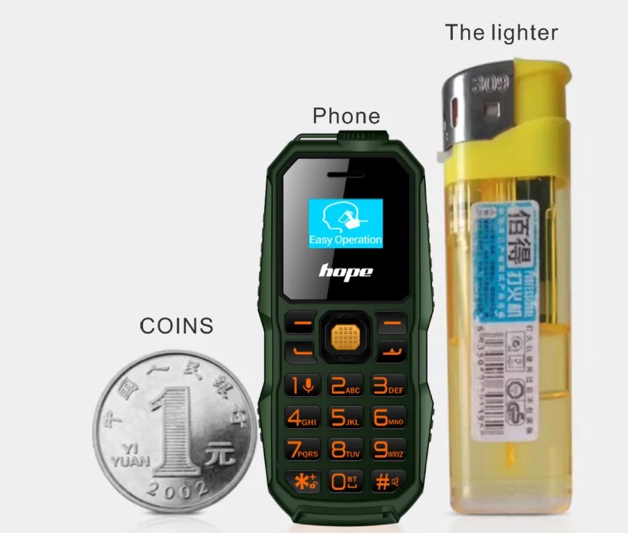 
Mini BM60 handset mini mobile dual sim card unlocked phone gsm 850/900/1800/1900mhz phone 