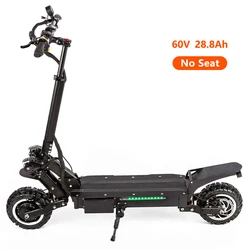 108KM Long Range Off Road Electric Scooter 95KM/H Fast Speed 60V 6000W Halo Knight T108