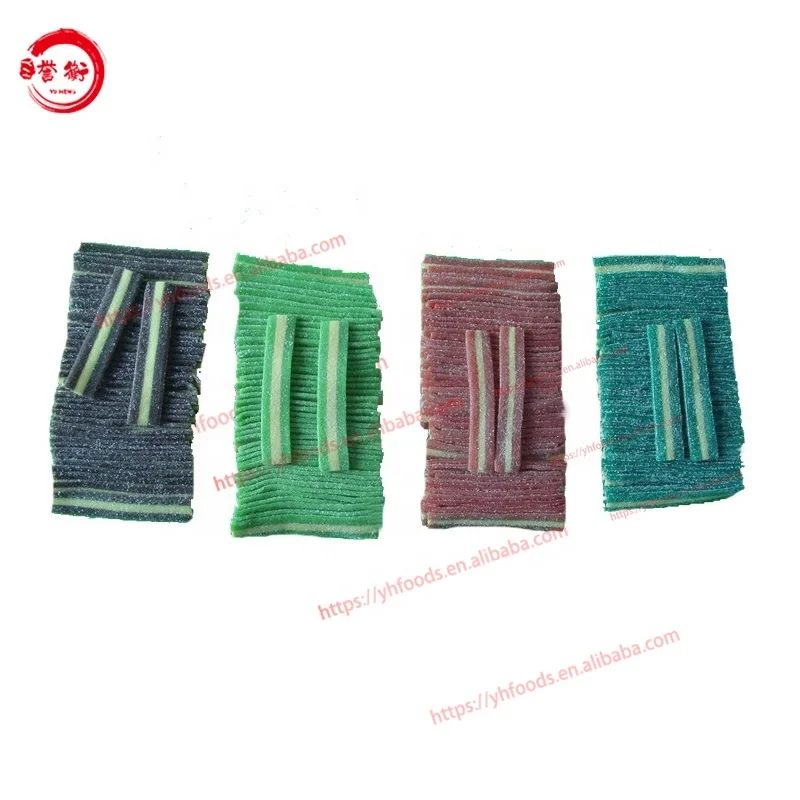 Sour Belt Roll Licorice gummy candy sweets