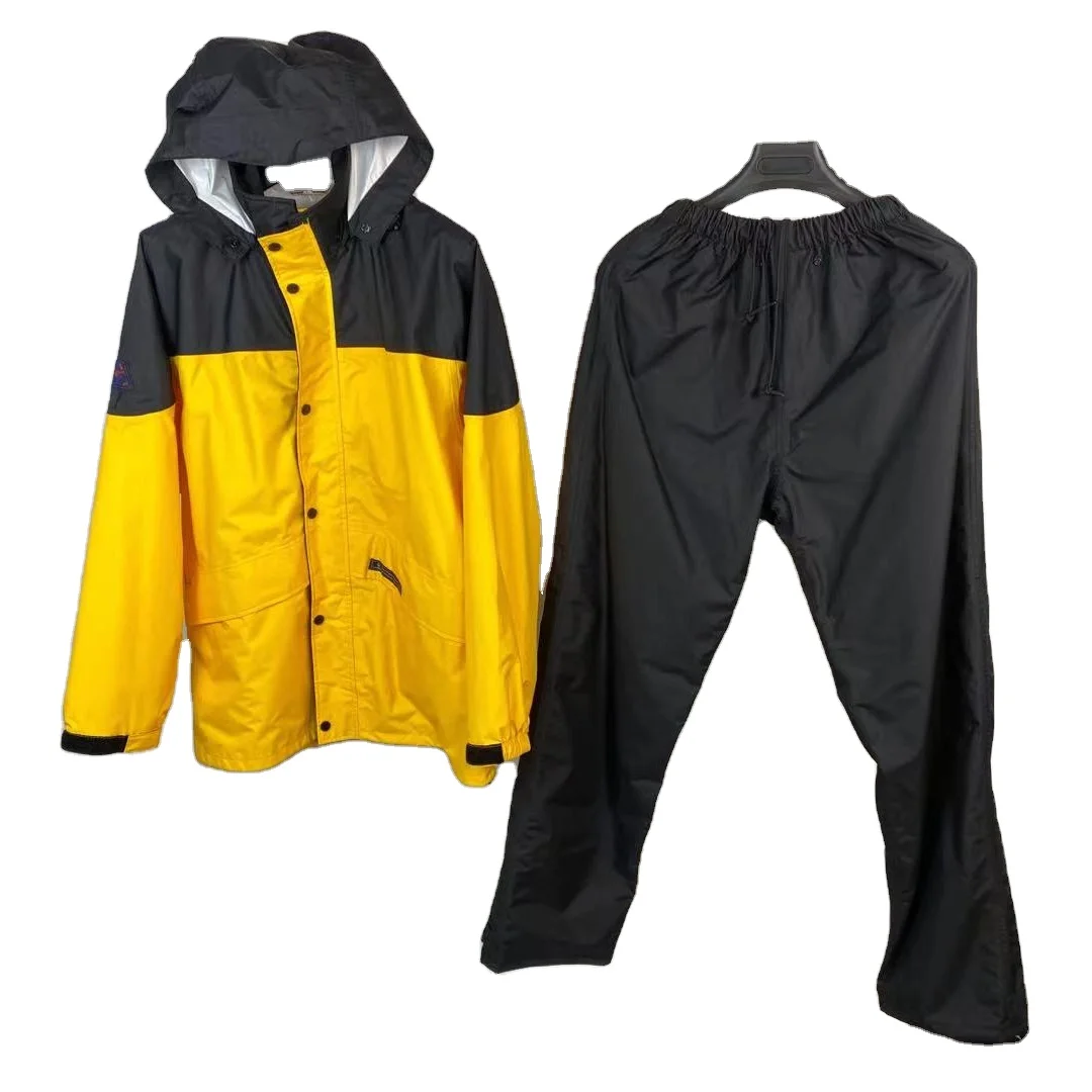 Factory Direct Supply Mens Jacket Rain Coat Oxford RAINWEAR Raincoat Adult Single Layer Split Rain Suit