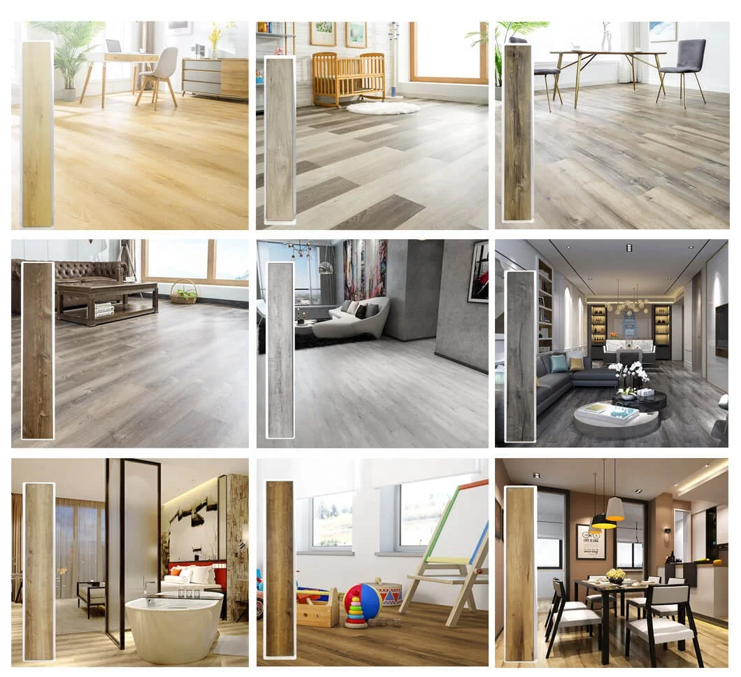 Free Sample Professional Hybrid Spc Vinyl Floor 6.5 MM Spc Flooring Unilin Click Technology