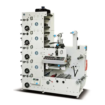 Self-adhesive trademark sticker roll to roll label high quality flexo machine printing