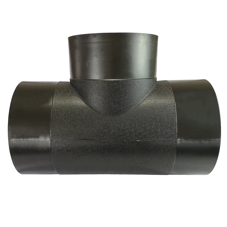 WRAS Certificate DN 110mm PN 10 PE Fitting Equal Tee for Water Supply