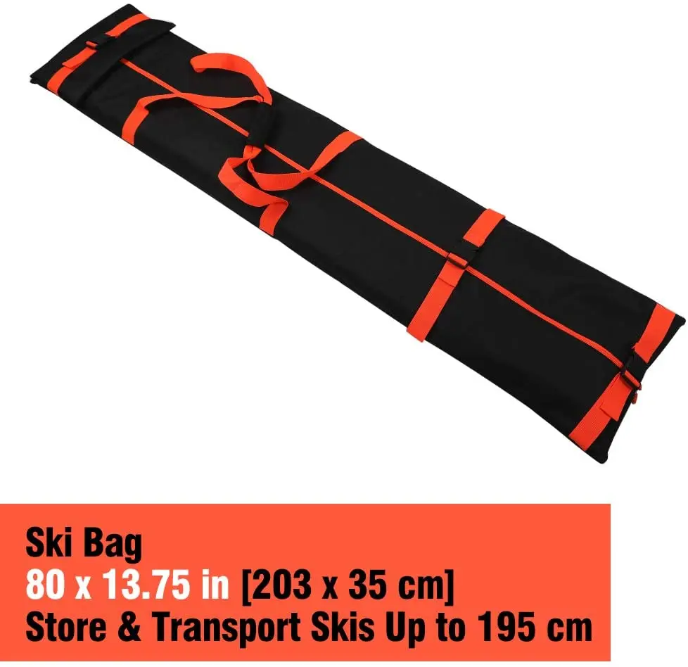 Outdoor Sports Ski Boot Bag Padded Snowboard Ski Bag with Waterproof Oxford Fabric