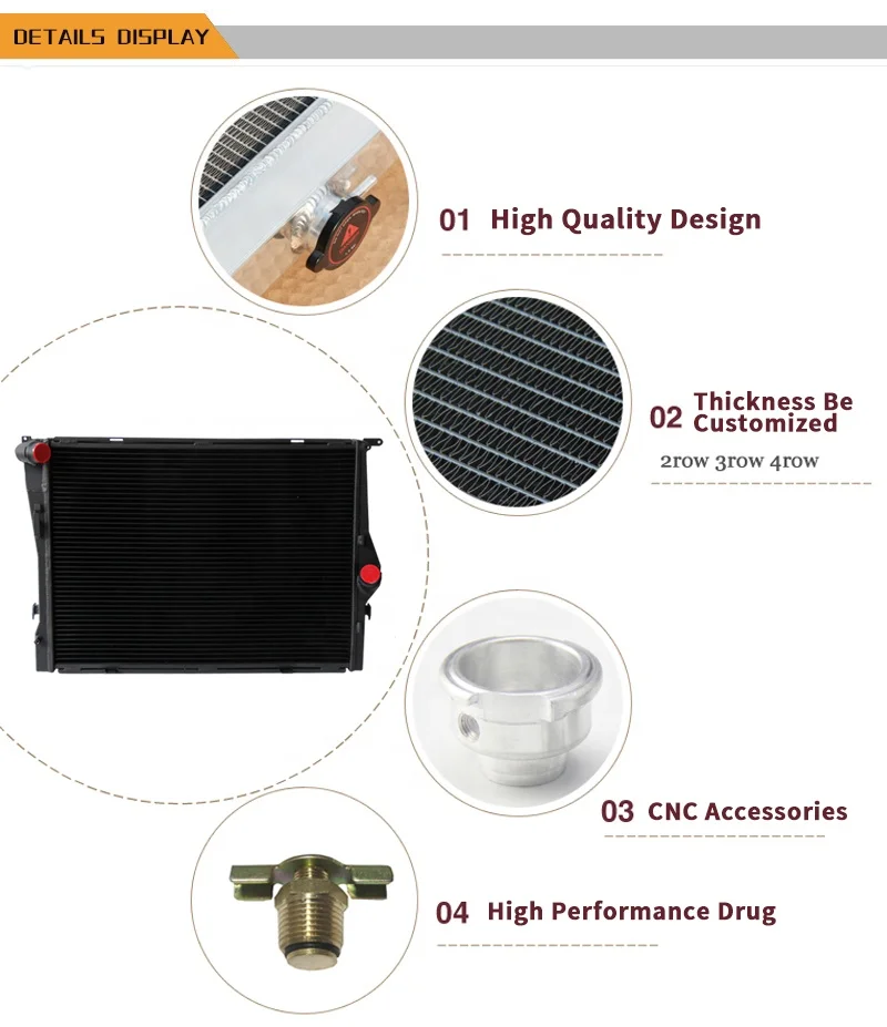 All Aluminum radiator for BMW 3 Series E90 E92 & E93 M3 2007-2013