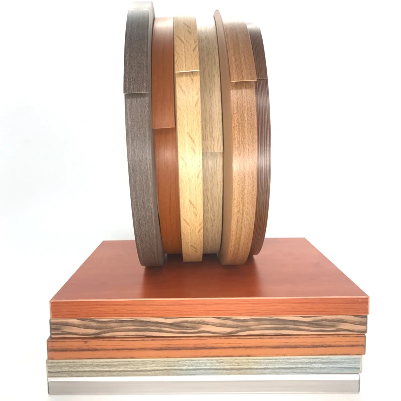 12mm 15mm 18mm 19mm 20mm 22mm 28mm 35mm 36mm Width Protective Pvc Laminated Strip Edge Banding