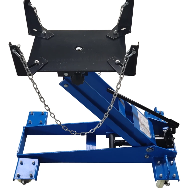 Hydraulic Transmission Jack / 1.5 Ton Red Manual Screw High Lift Car Transmission Bottle Vertical Hydraulic Jack