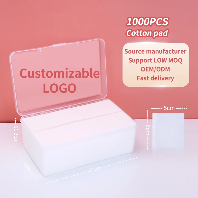 OEM/ODM Cotton Product Package Box Bag Disposable Facial Care Compressed Face Mask Cosmetic Cotton Makeup Remover Pad Face Towel