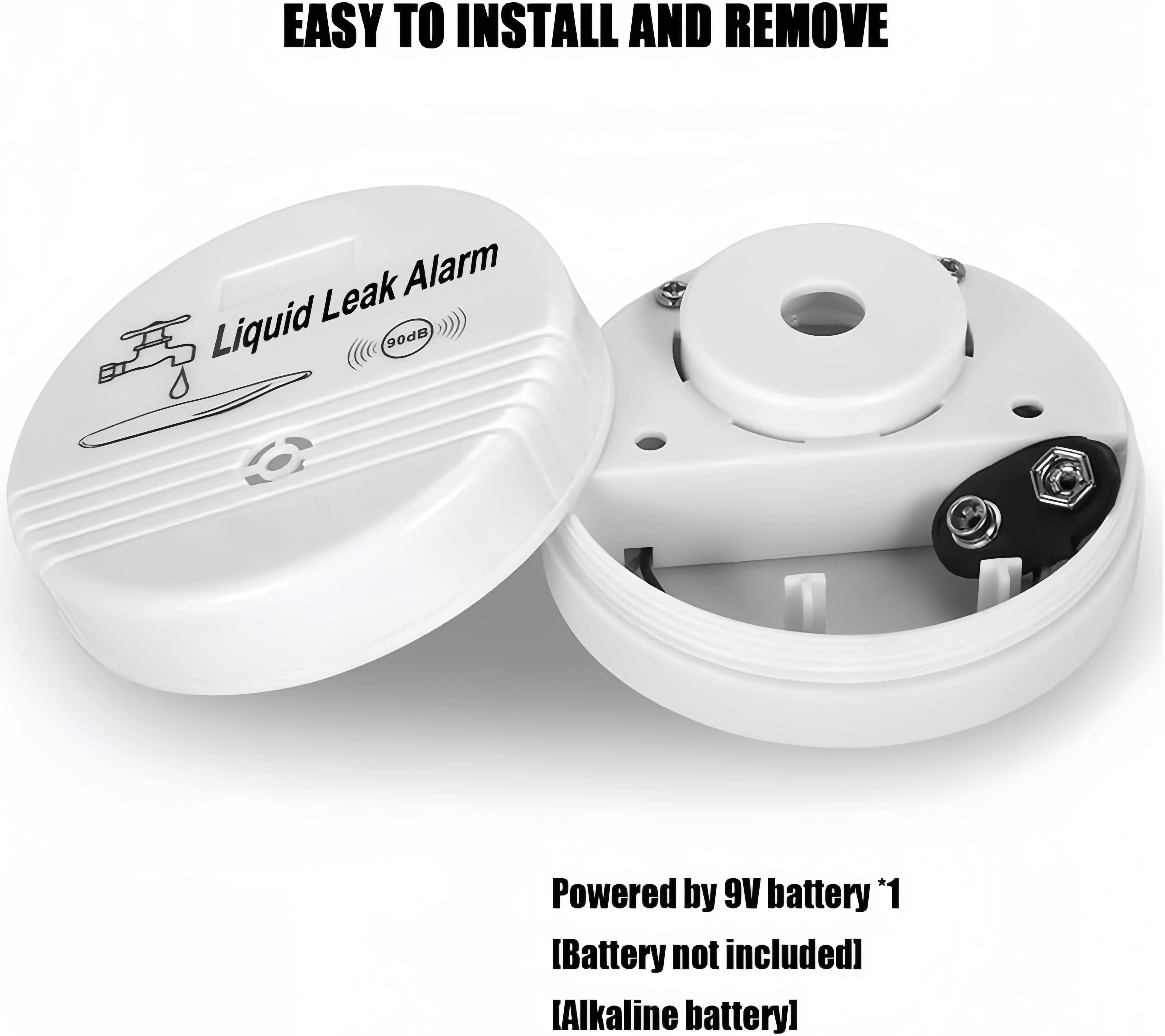 Wholesale China Manufacturer 90 DB Water Leakage Alarm Detector Sensor