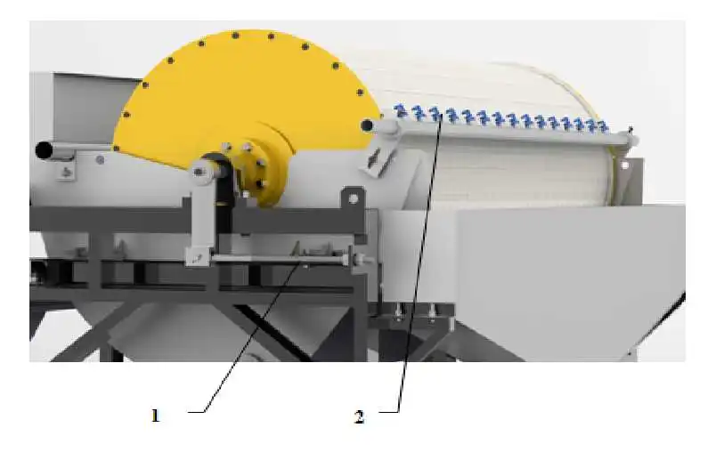 Перманентный магнитный сепаратор барабана/магнитный частиц/Немагнитный минералов оборудование для майнинга