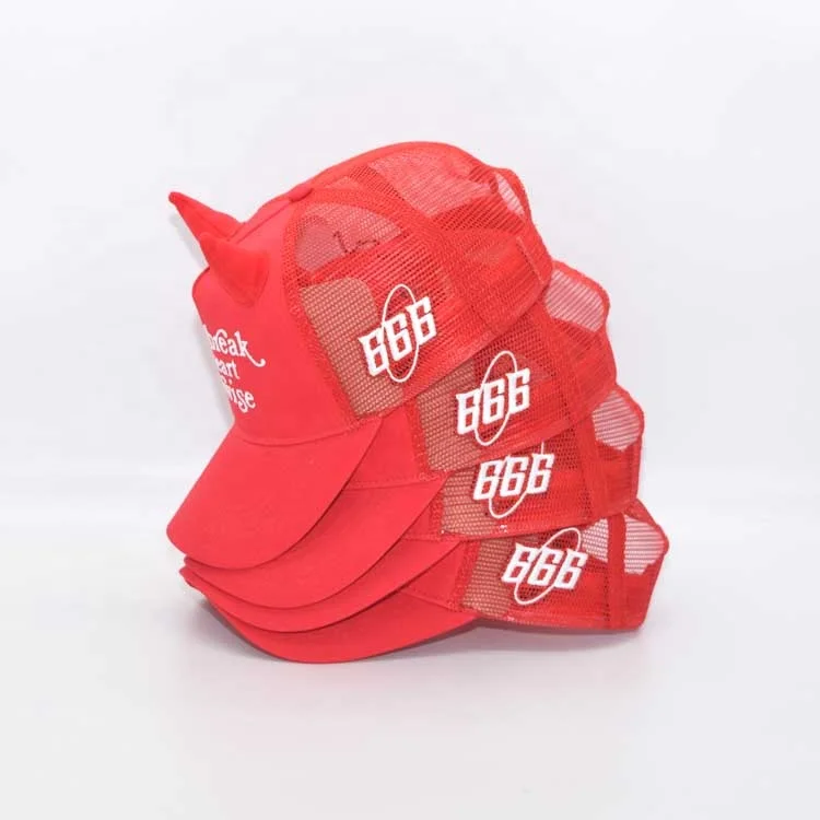 New claw decorative truck cap fashion design truck cap customization original demon truck cap