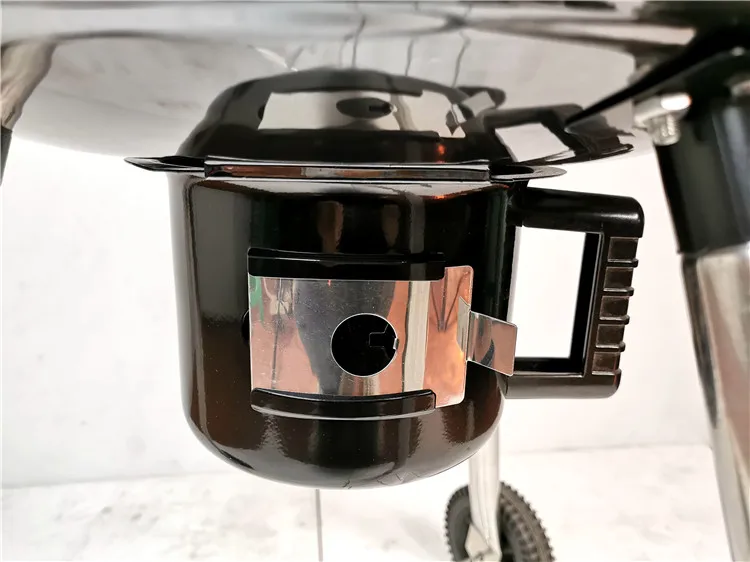 Pulley Stand Heavy Duty Bbq Outside Charcoal Barbecue Grill And Hot Pot