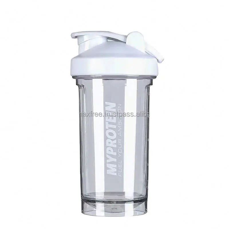 Custom Blender Plastic Classic Workout Clear Protein Shaker Bottle for GYM Fitness 500ml