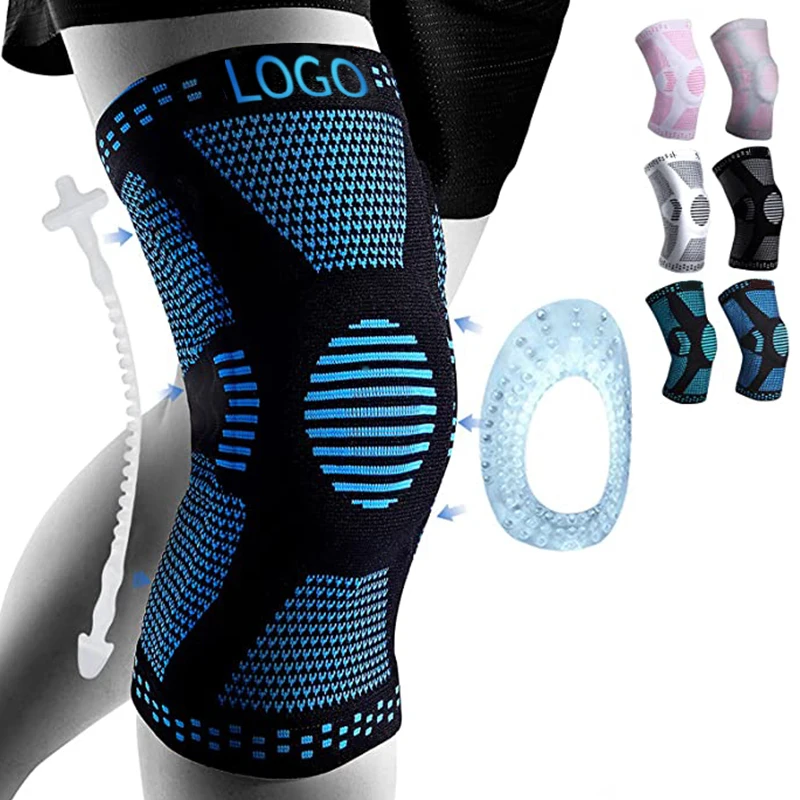2022 New High Quality Compression Sport Basketball Football Leg Knee Cycling Leg Long Sleeve Knee Brace Support
