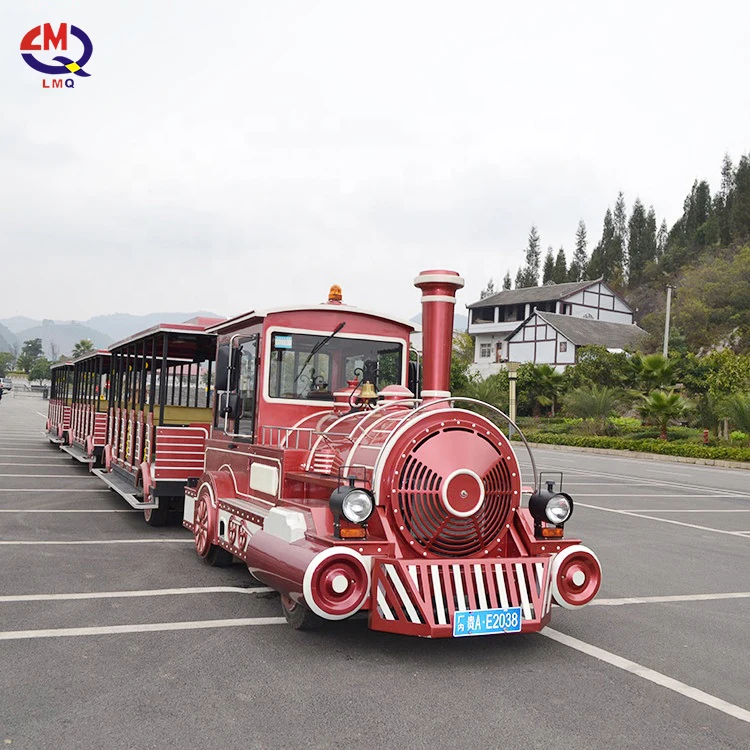 Kids and Adult Shopping Mall Amusement Park Rides Electric Tourist Trackless Train for Sale