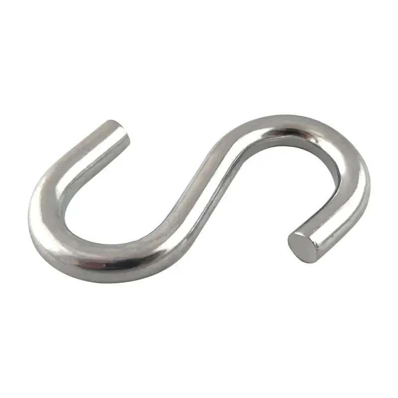 Fall protection sling swivel carabiner s shape hook wave fold hook accessories metal hook