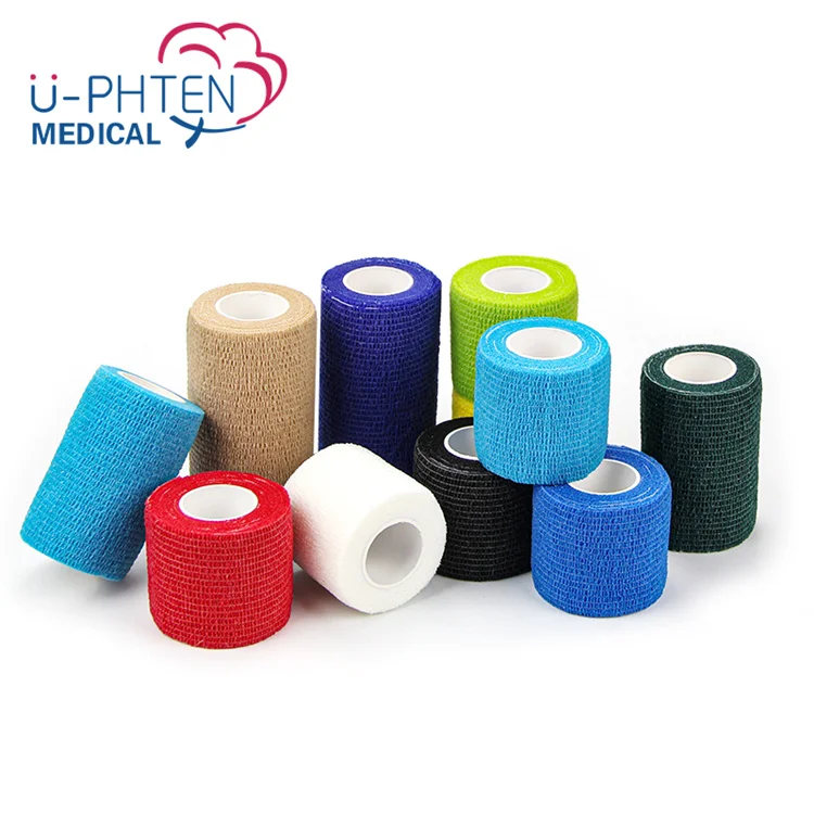 Colored elastic bandage  self-adhesive non-woven bandage affordable high quality customized