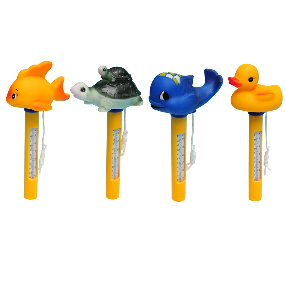 
Animal shape cute floating water pipe temperature gauge measure instruments pool thermometer wireless 