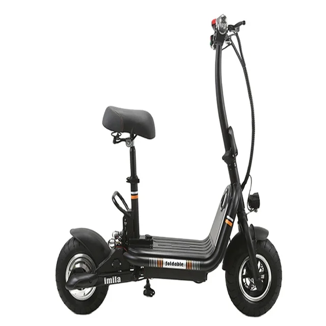 Wholesale New Style Portable Kickboard 2 Wide Wheel With Seat Electric Scooter Adult