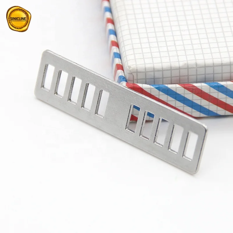 Sinicline new arrival custom gold bikini metal clothing labels