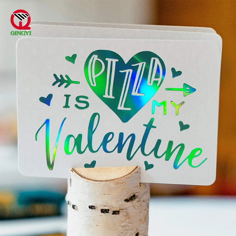 Factory price DIY craft holographic spectrum adhesive self vinyl sticker adhesive roll for decoration