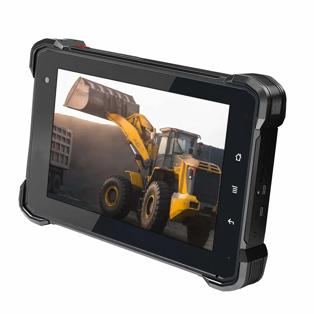 7 inch Rugged In Vehicle Tablet Embedded Applications 4G LTE GPS GLONASS WIFI With CanBus Version Docking Station for Quarries