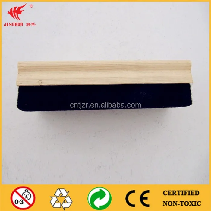 
China jinghua school wood holder with felt blackboard eraser 