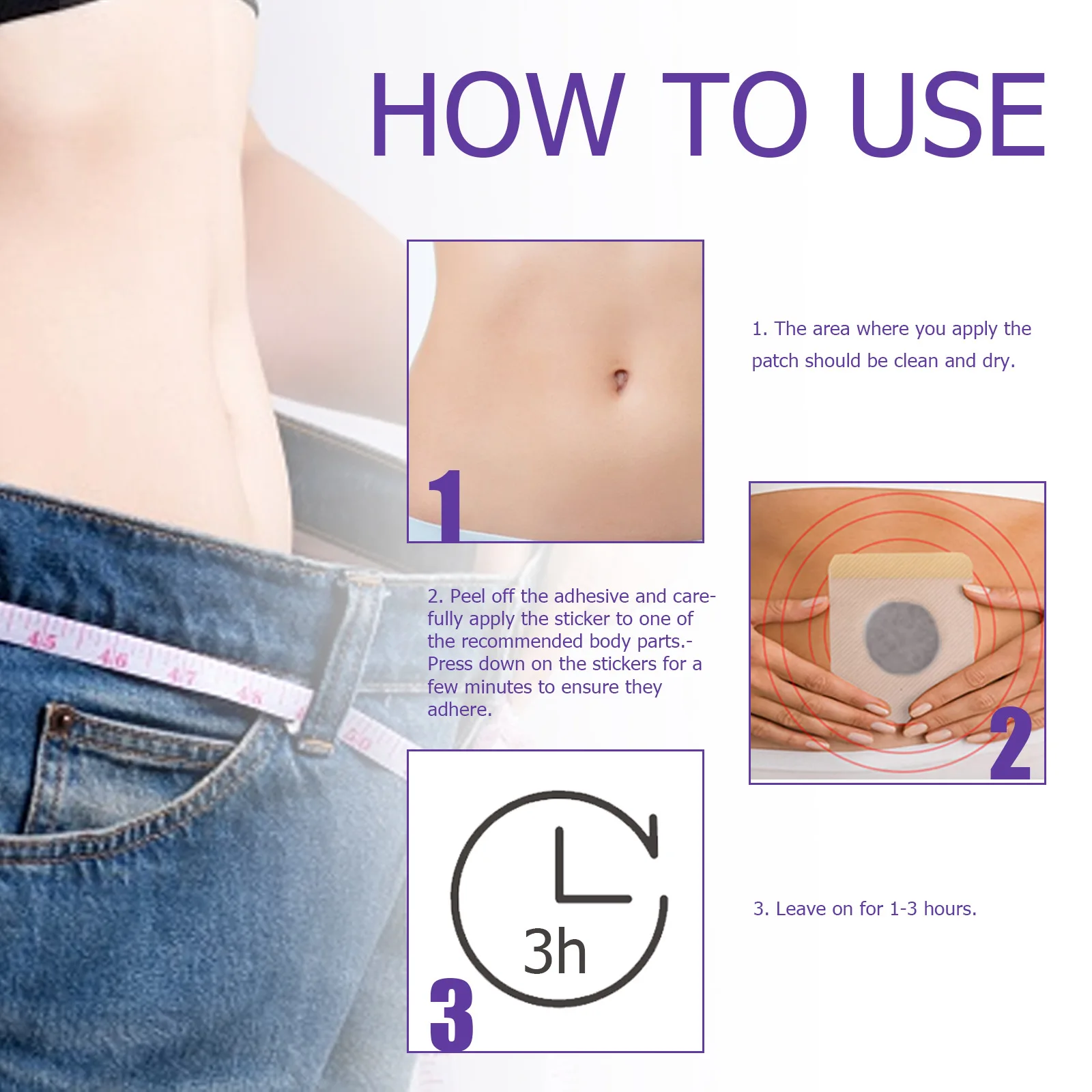 30Pcs Herbal Slimming Tummy Pellet Belly Navel Patch For Burning Fat Natural Herbal Abdominal Weight Loss Slimming Patch