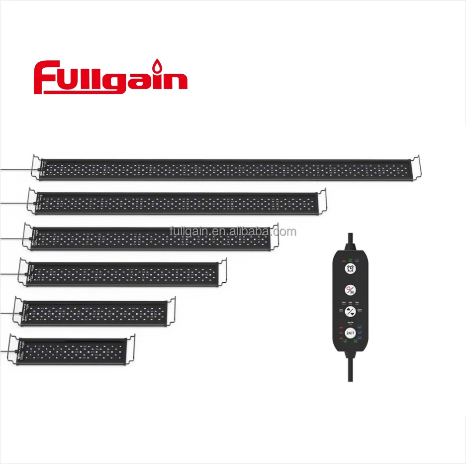 Fullgain FG169 Aquarium Light Led Freshwater For Planted Fish Tank Clip-on Lamp Reef Aquarium Led Lighting