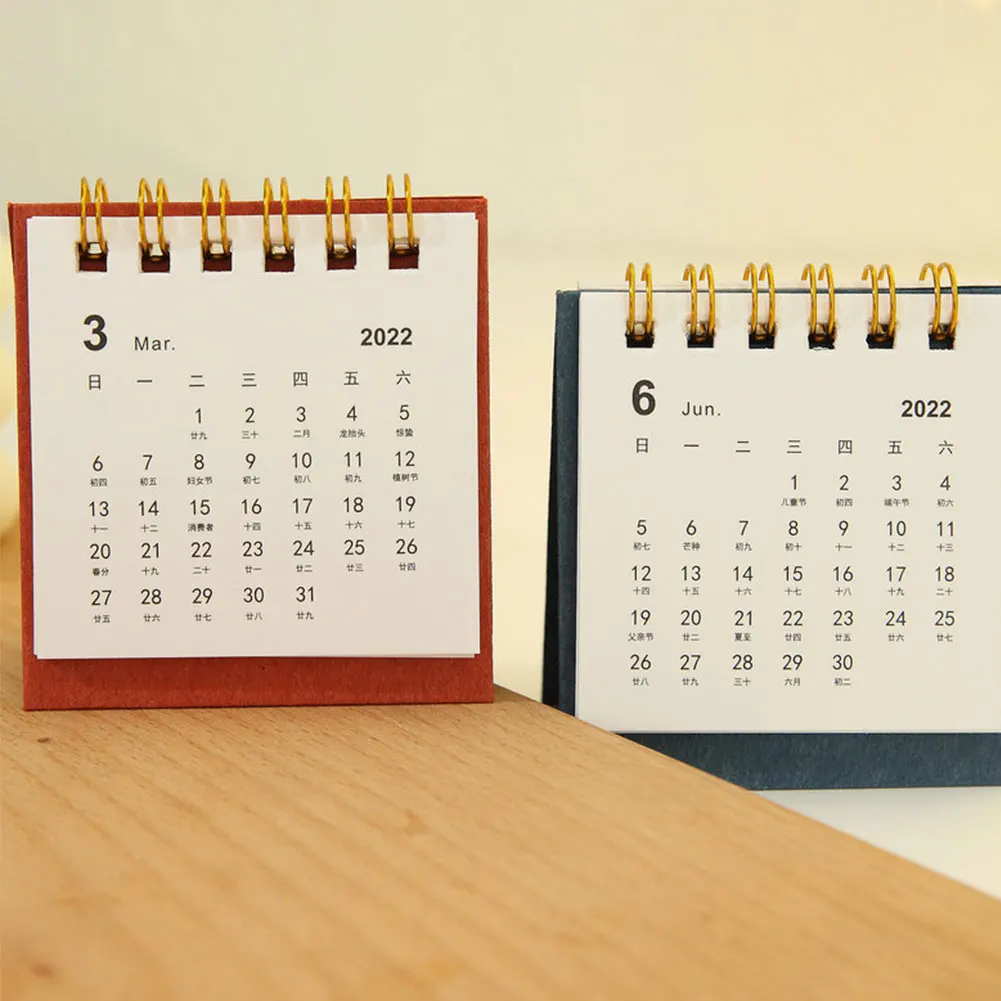 2023 2024 Mini Pocket, Desk Table Daily Calendar Promotional Gift Desktop Tear-off Calendar 383/