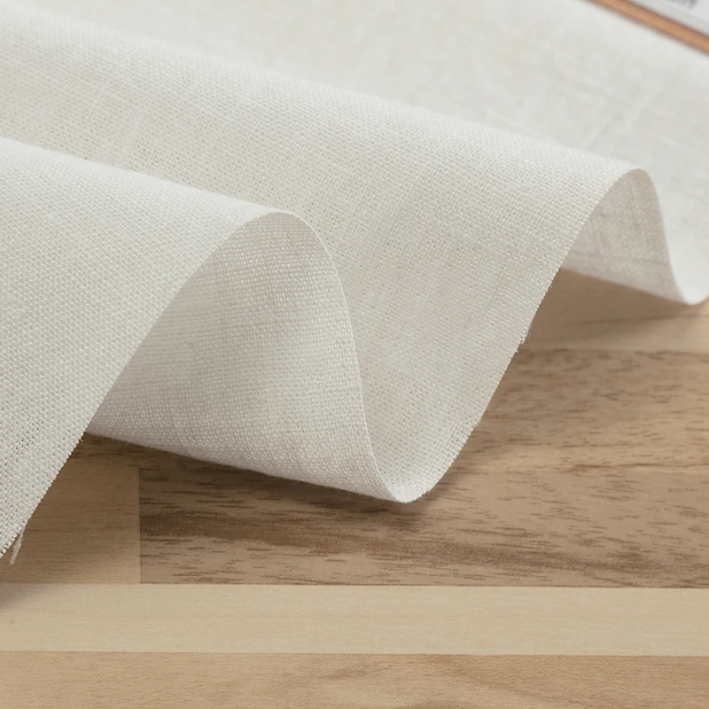 
140gsm woven plain 55% hemp 45% organic cotton fabric for clothing 