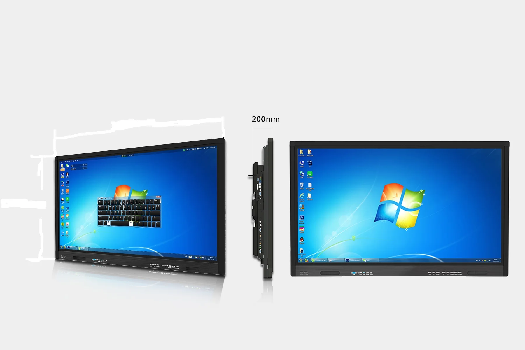 Interactive Boards for Schools 55 65 75 86 98 110 Inch Smart Interactive Whiteboard Android Windows Interactive Boards