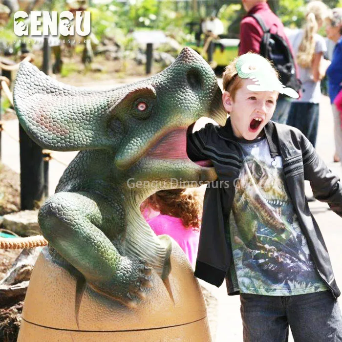 Dinosaur Dustbin Dinosaur Model Trash Can