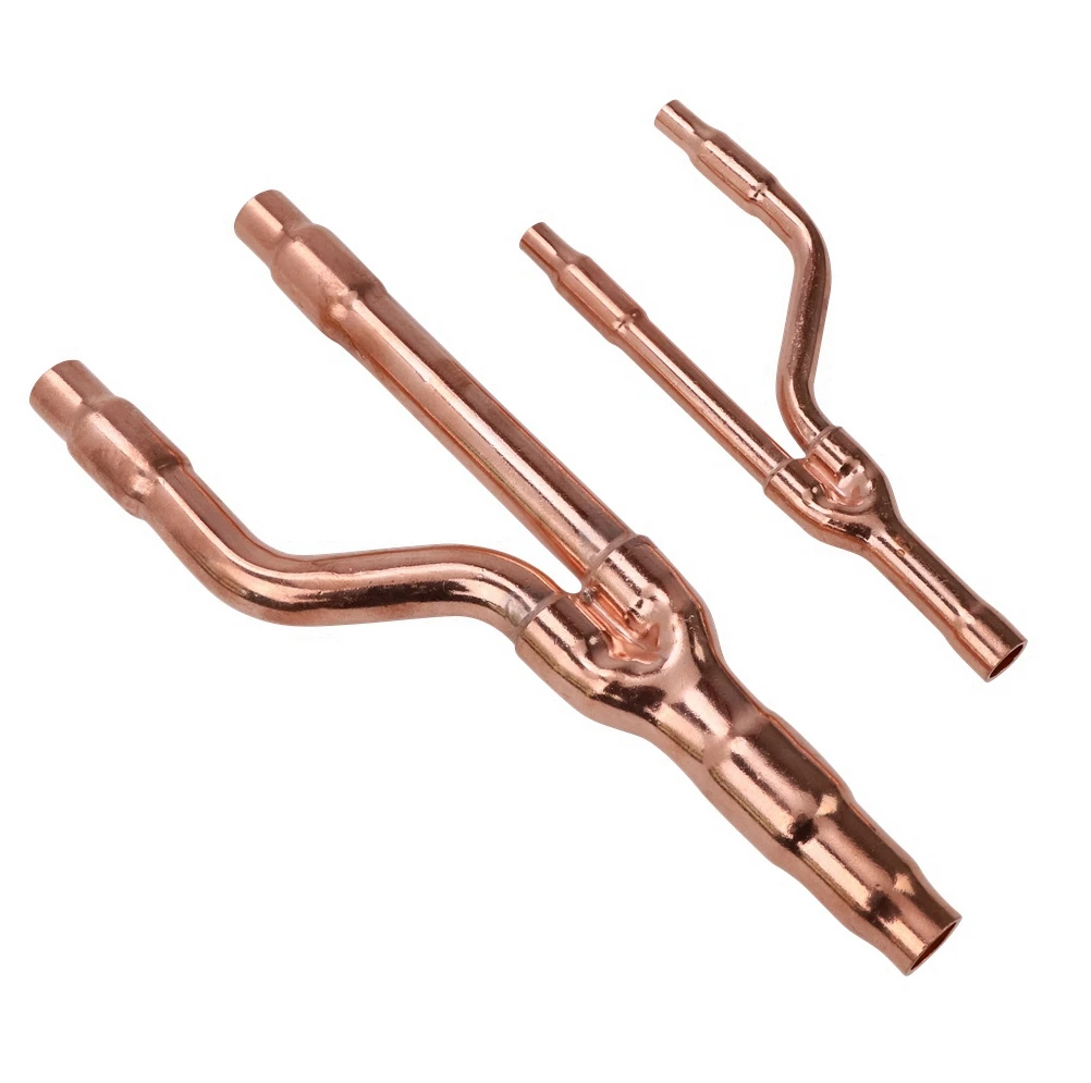 Hengshi Copper refnet branch piping kit refnet joints air conditioning branch pipe