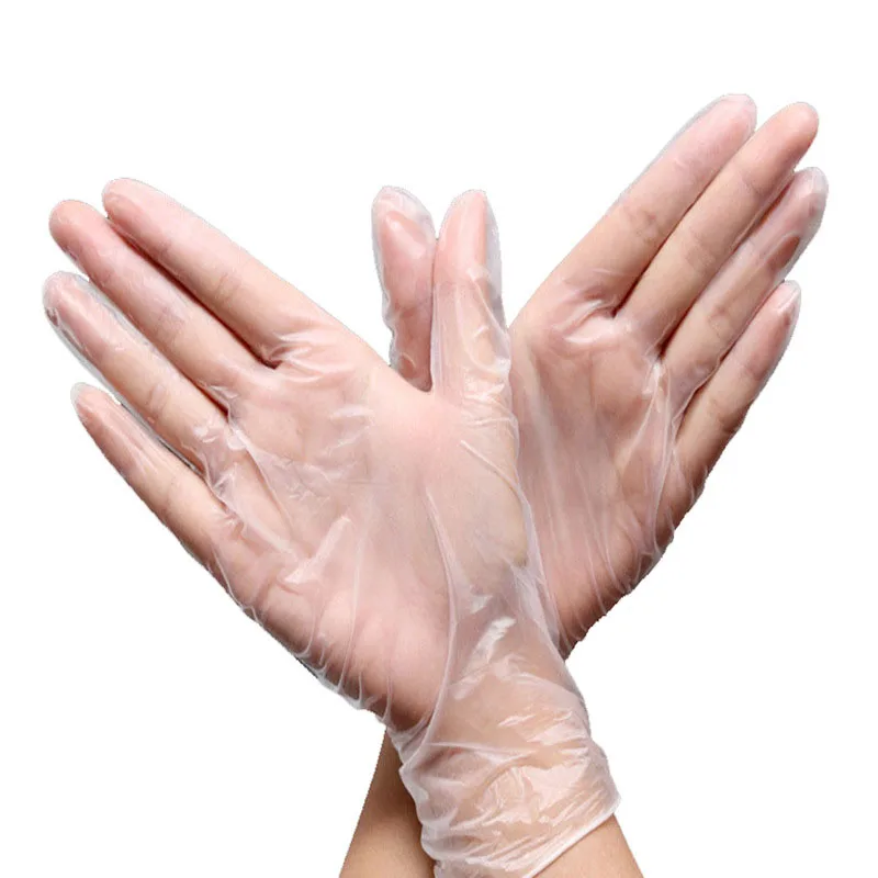 Powder Free Disposable Disposable Gloves Transparent Pvc Gloves Protective For Examination Food