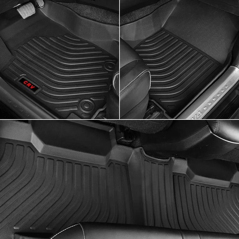 Car mats for HONDA CRV INSPIRE CRIDER URV XRV CITY VEZEL FIT ACCORD CIVIC TPE car mat Special Car Floor Mat