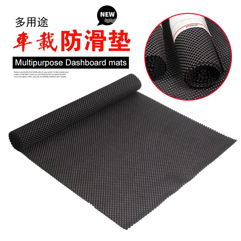 Wholesale Black PVC Car Non-slip Floor Dash Mat Dashboard Sticky Pad Holder Anti Slip Mat For Car Mobile Phone Car Accessories
