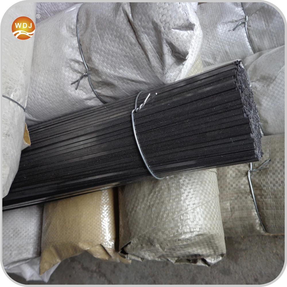 Making sweeper brush bristle flat steel wire