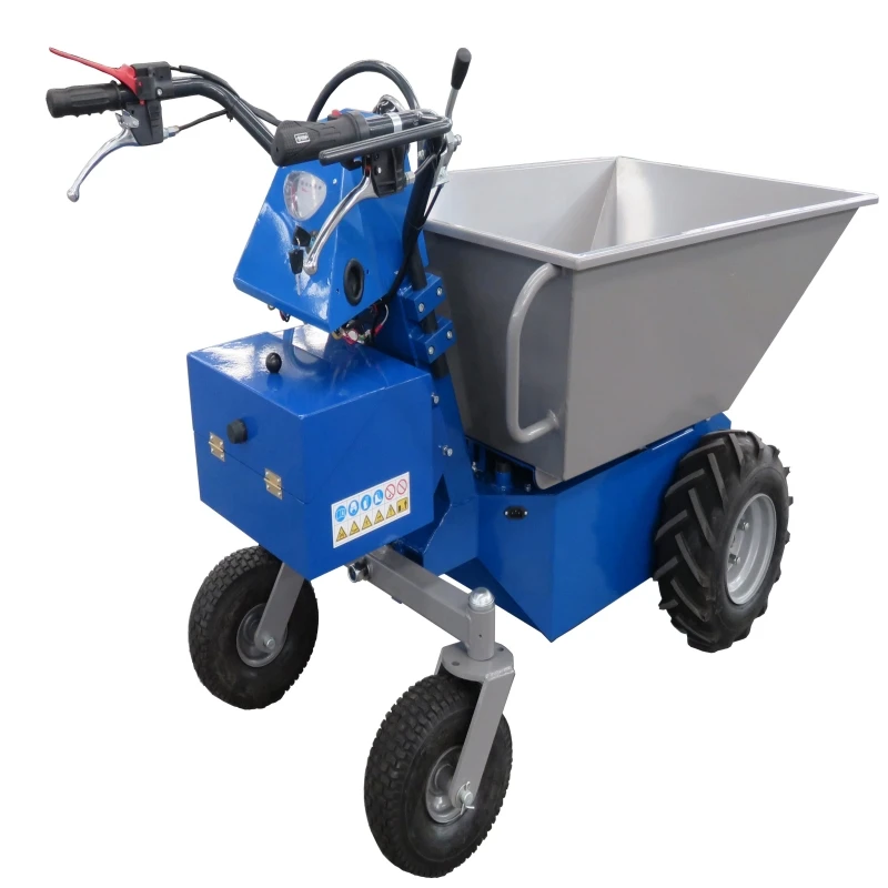 China OEM customized articulated battery 4 wheels 500kg electric mini dumper minero