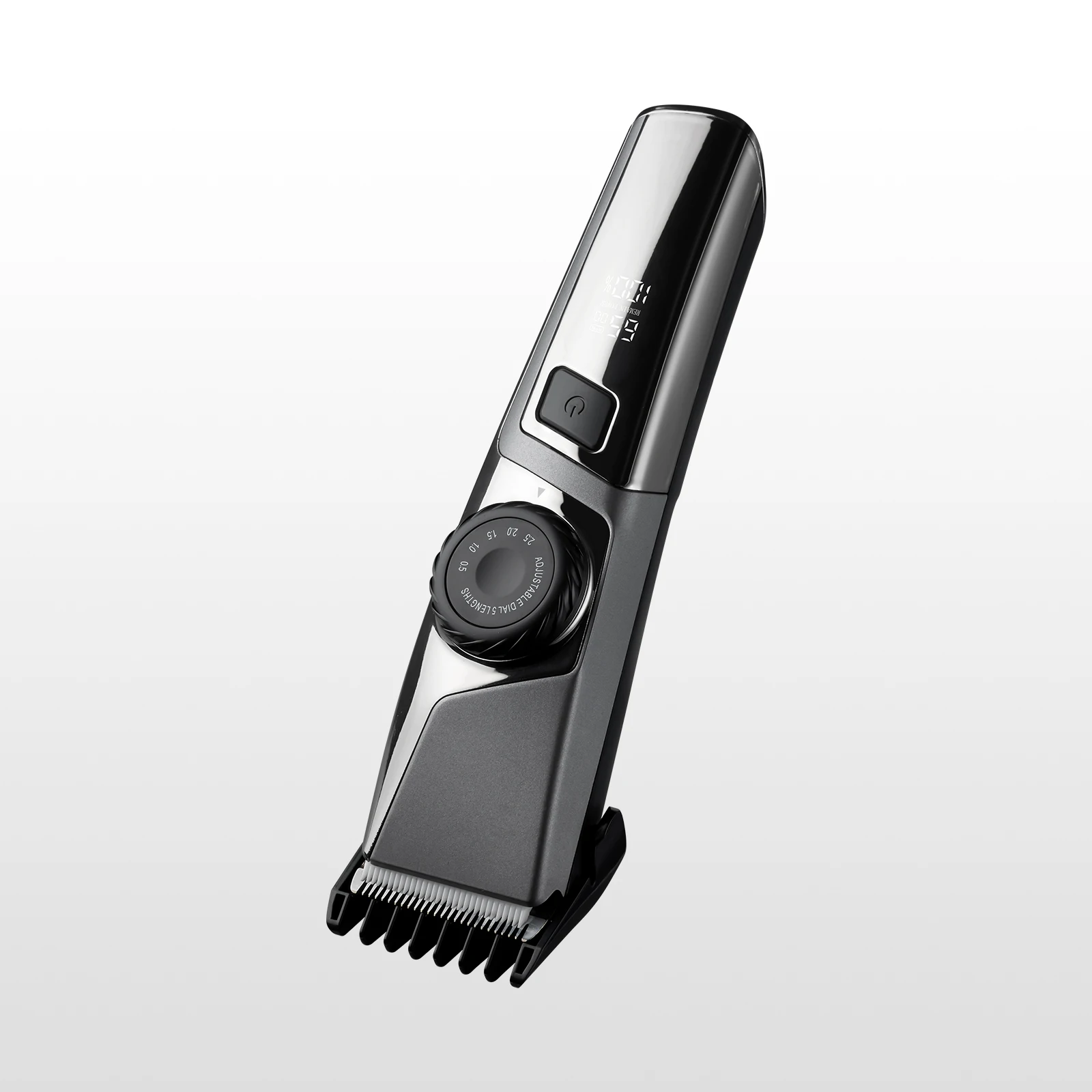 Professional Titanium and ceramic coated blades LCD display electric hair clipper for men hair cutting machine