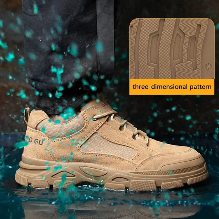 Light Weight Welding Industrial Men Work Boots Price Cut Steel Toe Safety Shoes For  Men Breathable Lightweight Safety Shoes