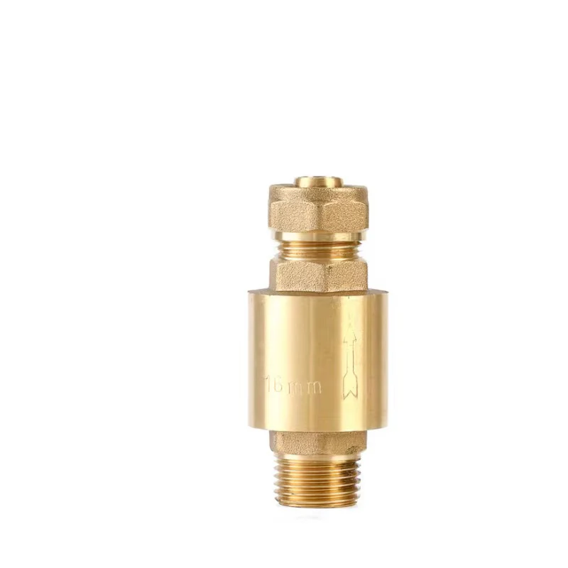 Europe Popular Manual Brass Foot Valve Check Valve High Temperature Control for Water Oil Male Female Structure Hydraulic Power