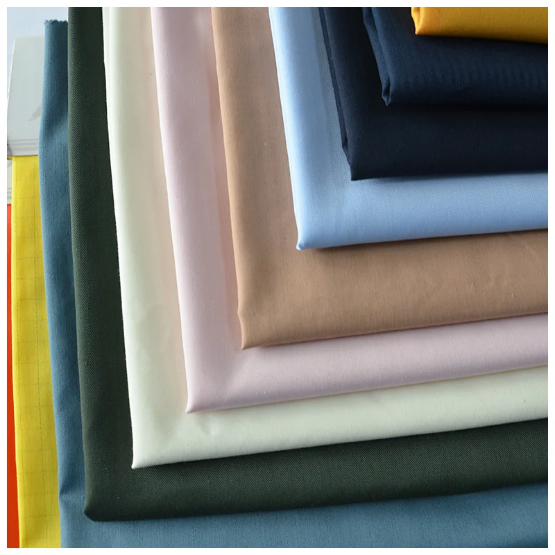 directly sale 30y roll packing tc dyed fabric poplin white color tc fabrics for school uniform