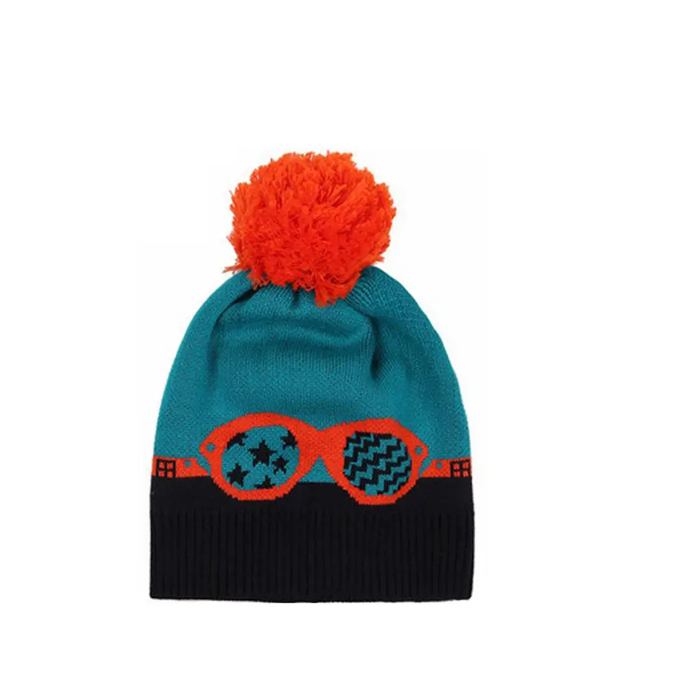 Fashion Autumn Caps Knitted Warm Scarf Mens Ladies Woolly Unisex Hat Winter Knit Beanie Hat Fleece Wool Hat