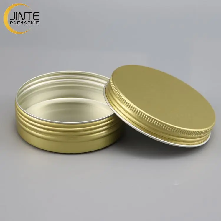 High Quality Customized Printed Big Round Aluminum Tin Cans For Cosmetic Packaging